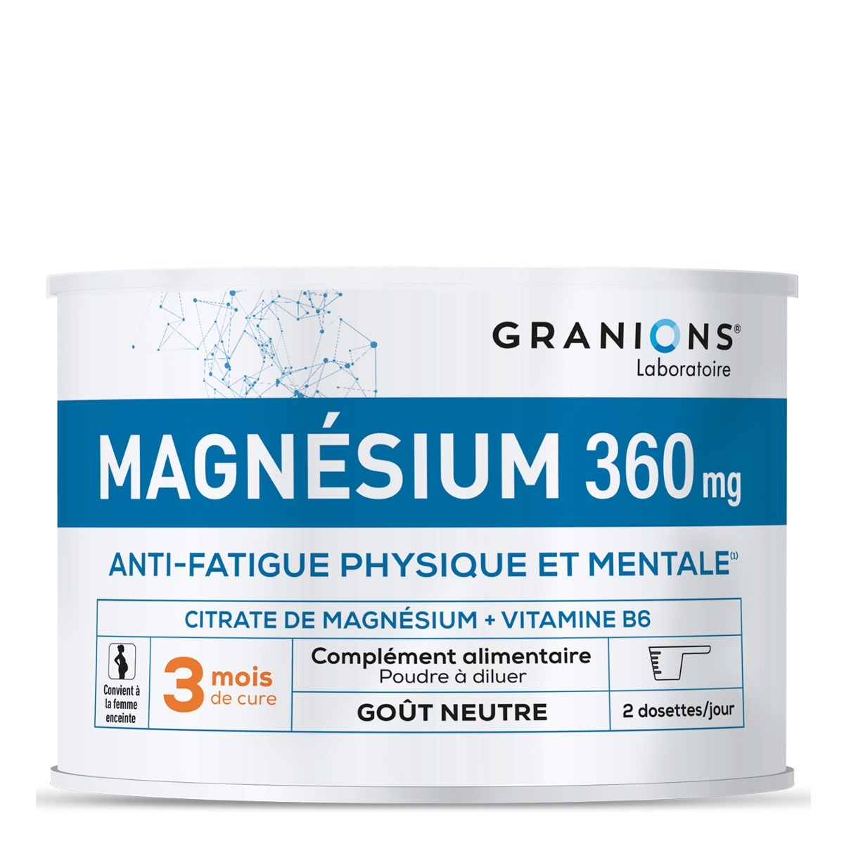 Citrate de magnésium Granions 