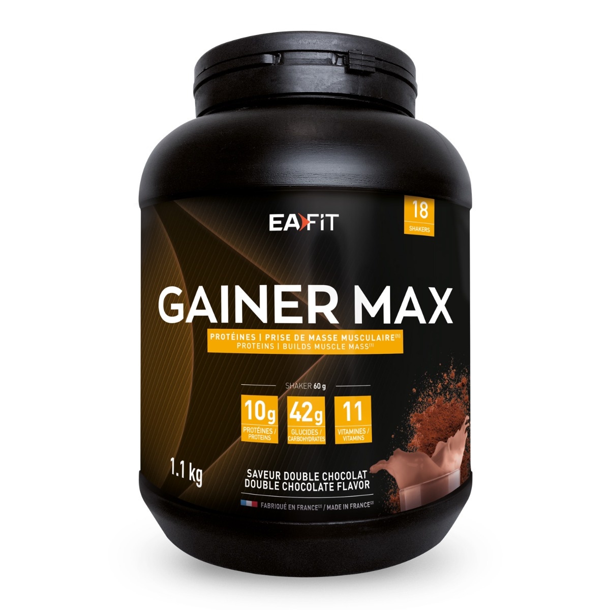 Gainer Max Double Chocolat 1,1 kg