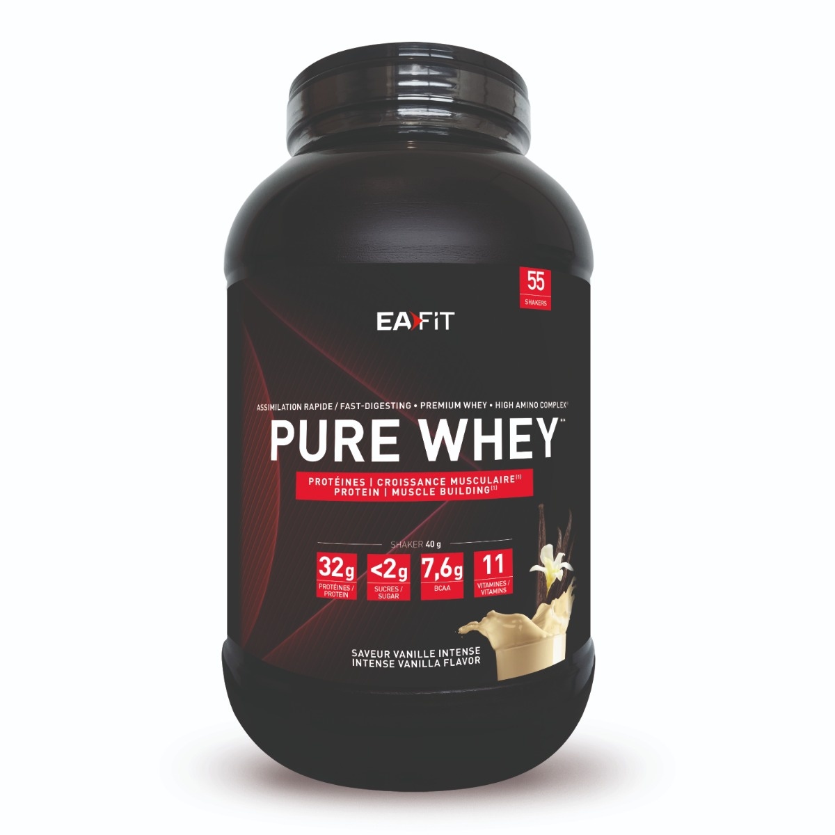 Pure Whey Vanille Intense 2.2 kg