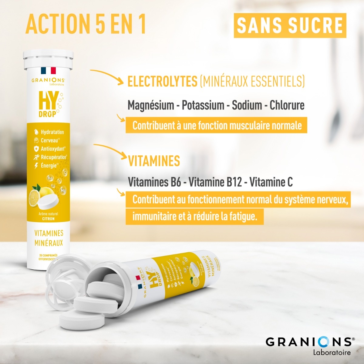 Granions - Hydrop arôme citron