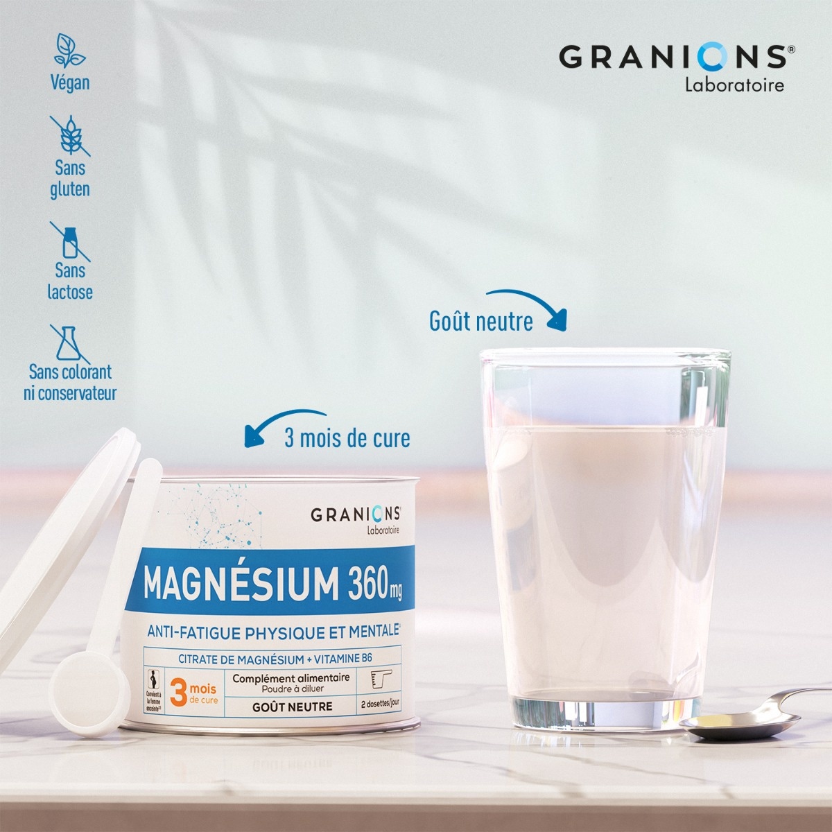 Citrate de magnésium Granions 