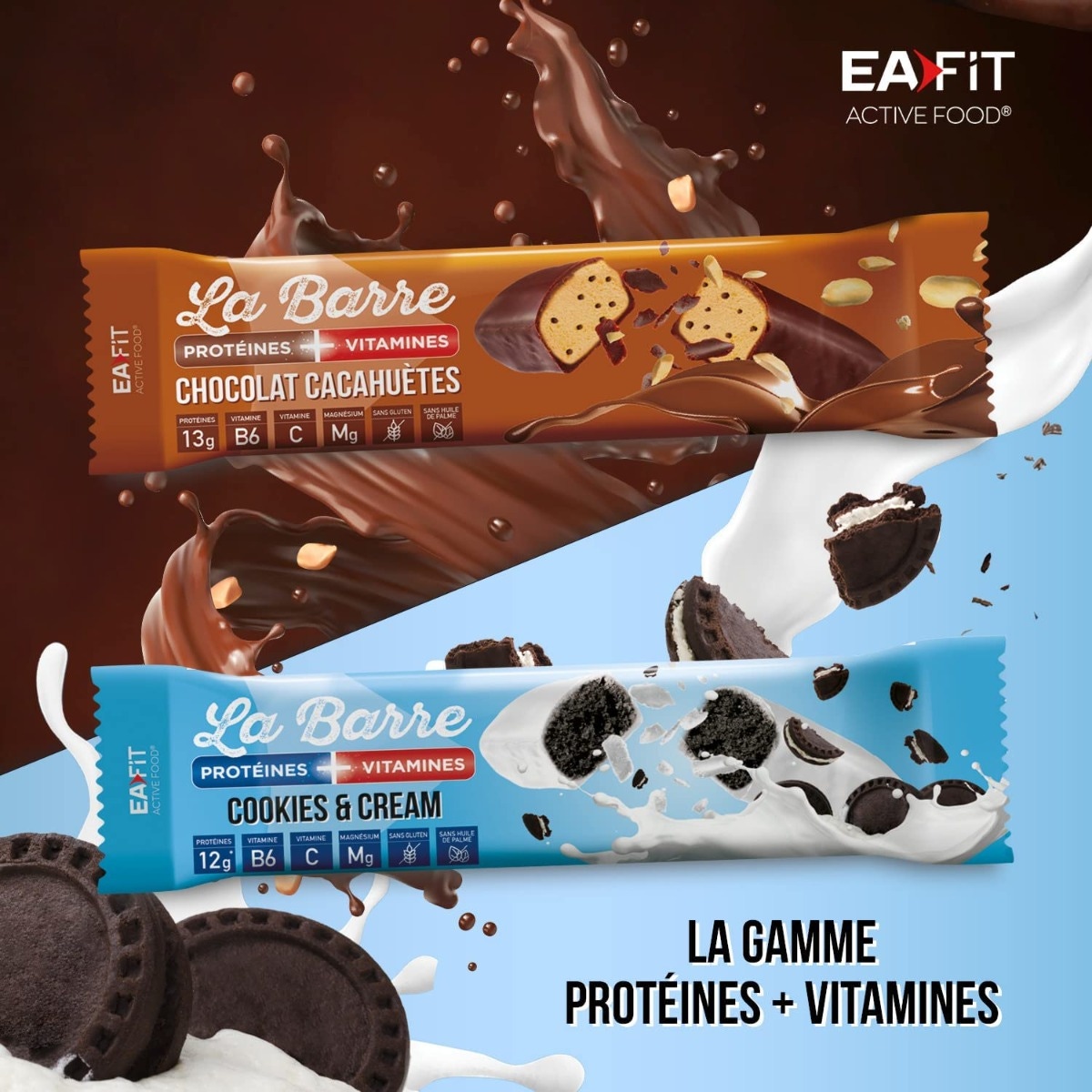 La barre protéinés vitamine - notre gamme