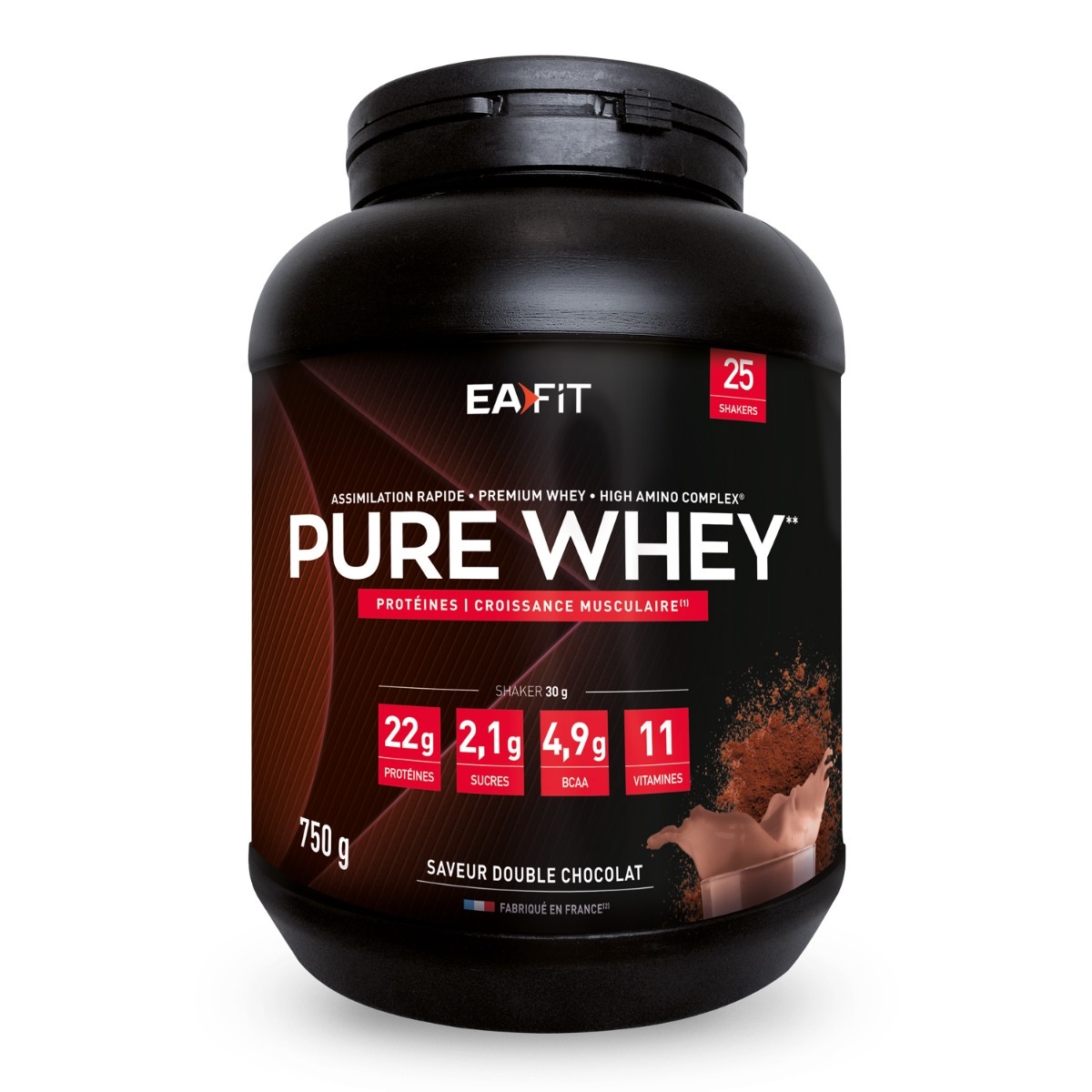 Pure Whey Double Chocolat 750gr