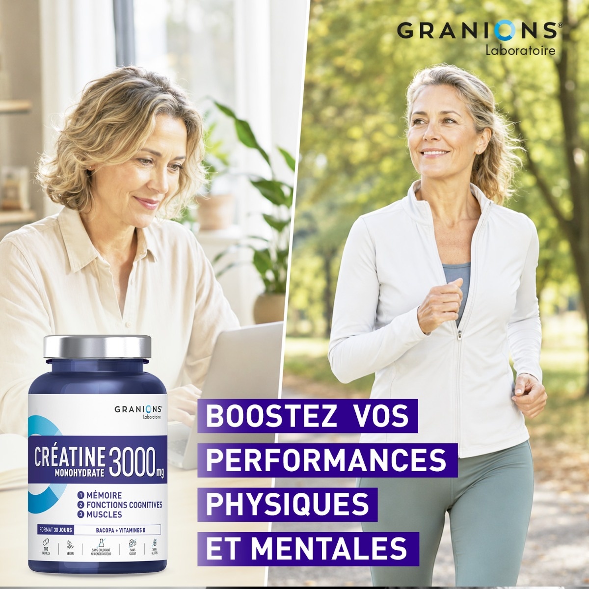Granions - Créatine Monohydrate 3000mg