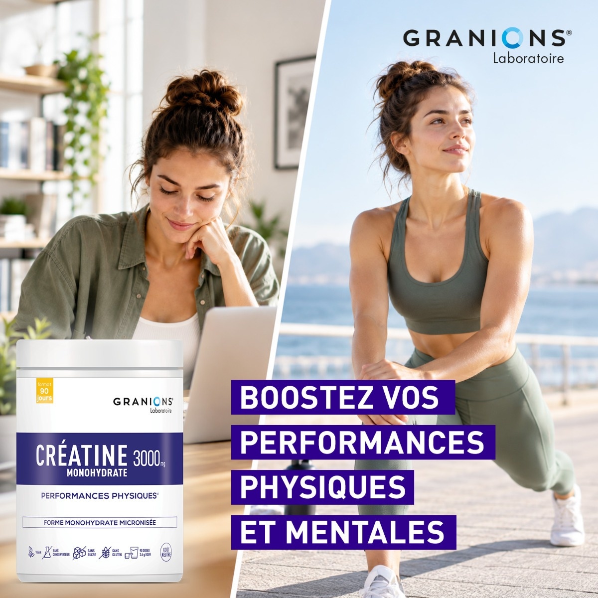 Créatine Monohydrate 3000 mg