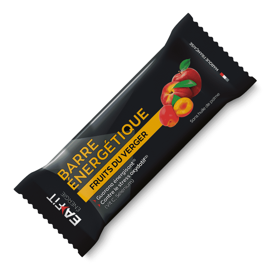 EAFIT La Barre Energétique - Guarana - Anti Oxydant - Sans huile de palme - Saveur Fruits du Verger - Face 2