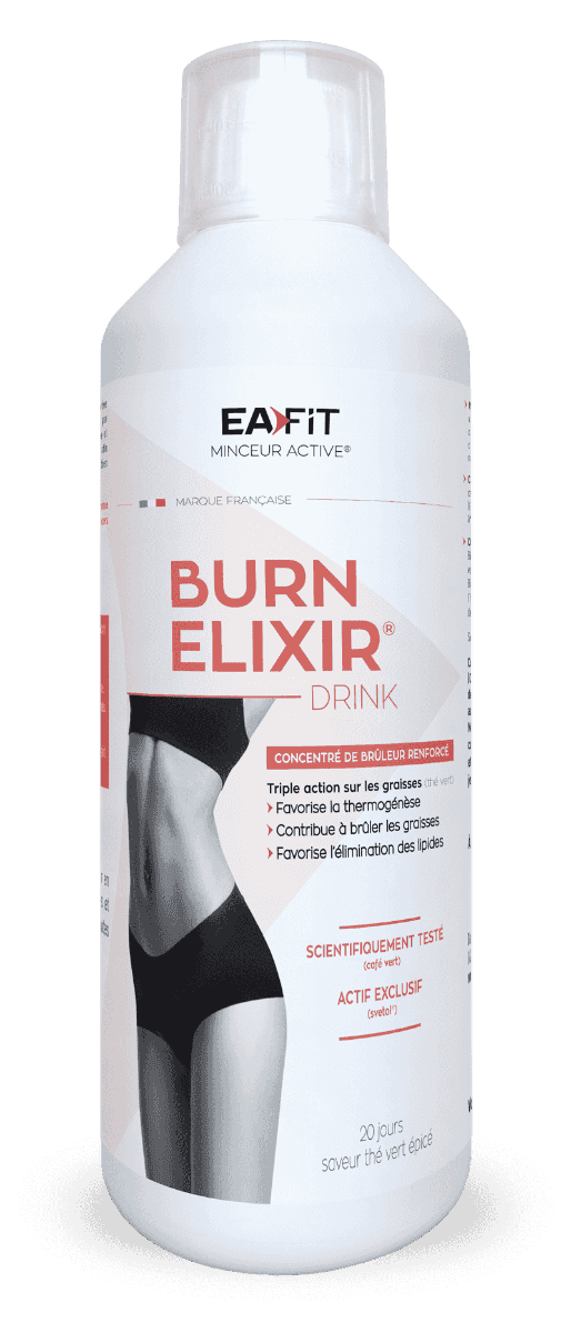 EAFIT Burn Elixir Drink 500 ml : brûle les graisses et élimine l'eau en excès dans les tissus