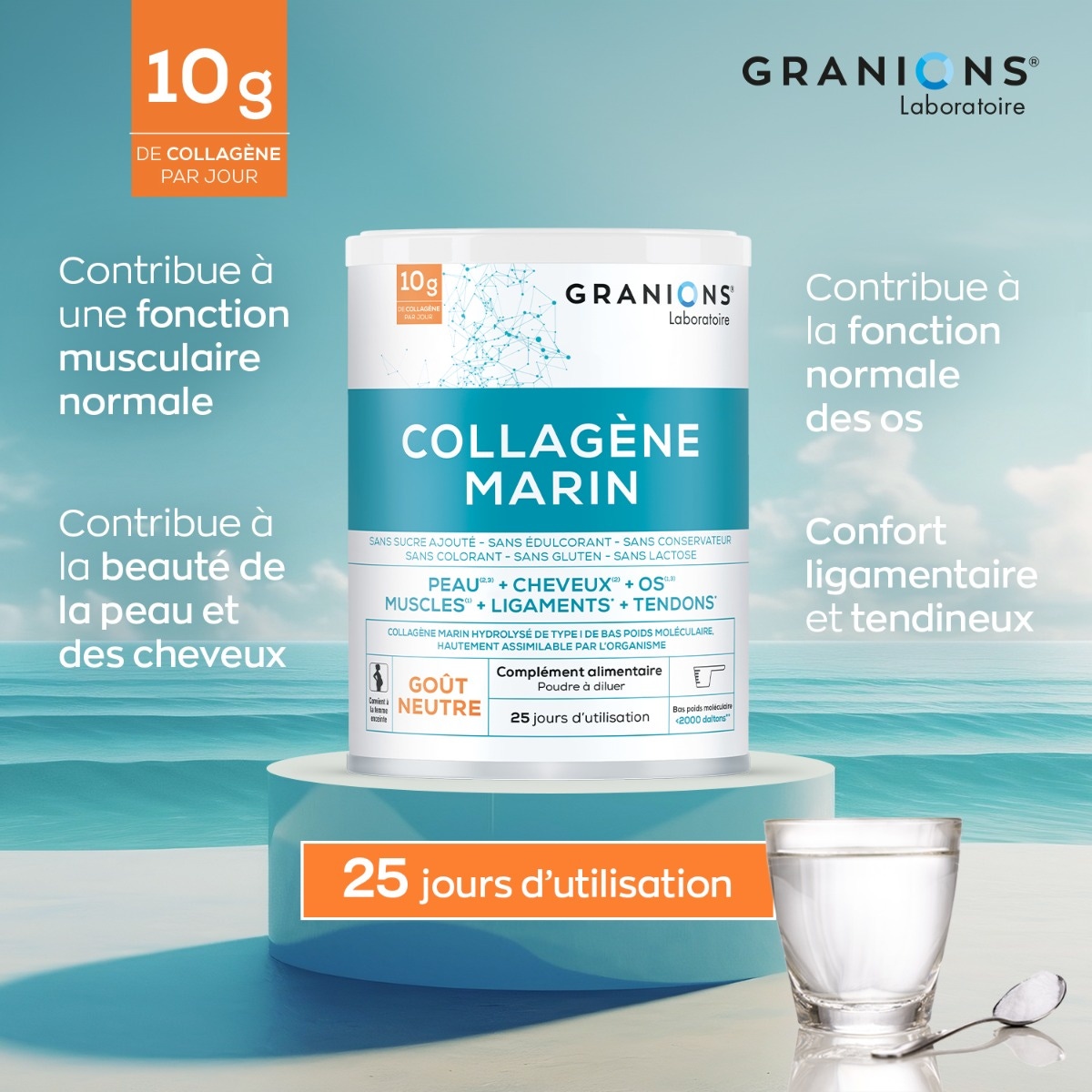 Collagène marin gout neutre