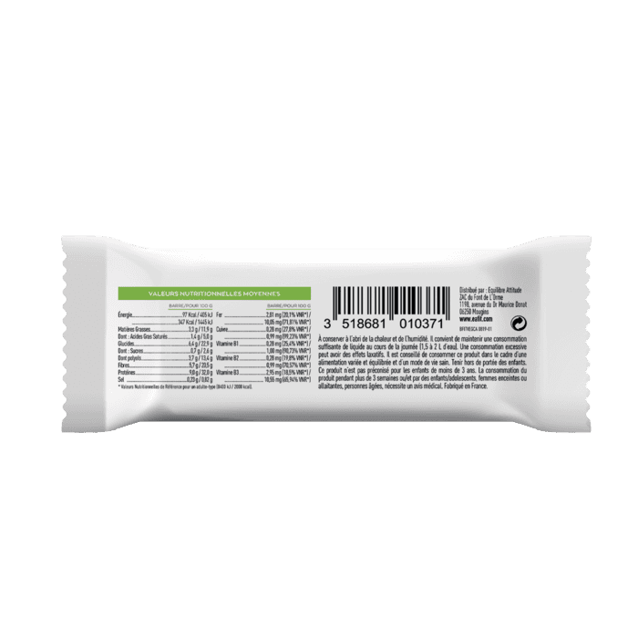 EAFIT La Barre Fit Vegan : barre hyperprotéinée 100 % Vegan 100 % Gourmande