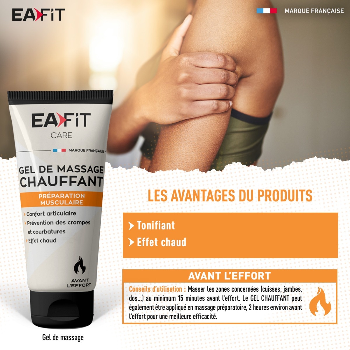 Gel Massant Chauffant 75 ml