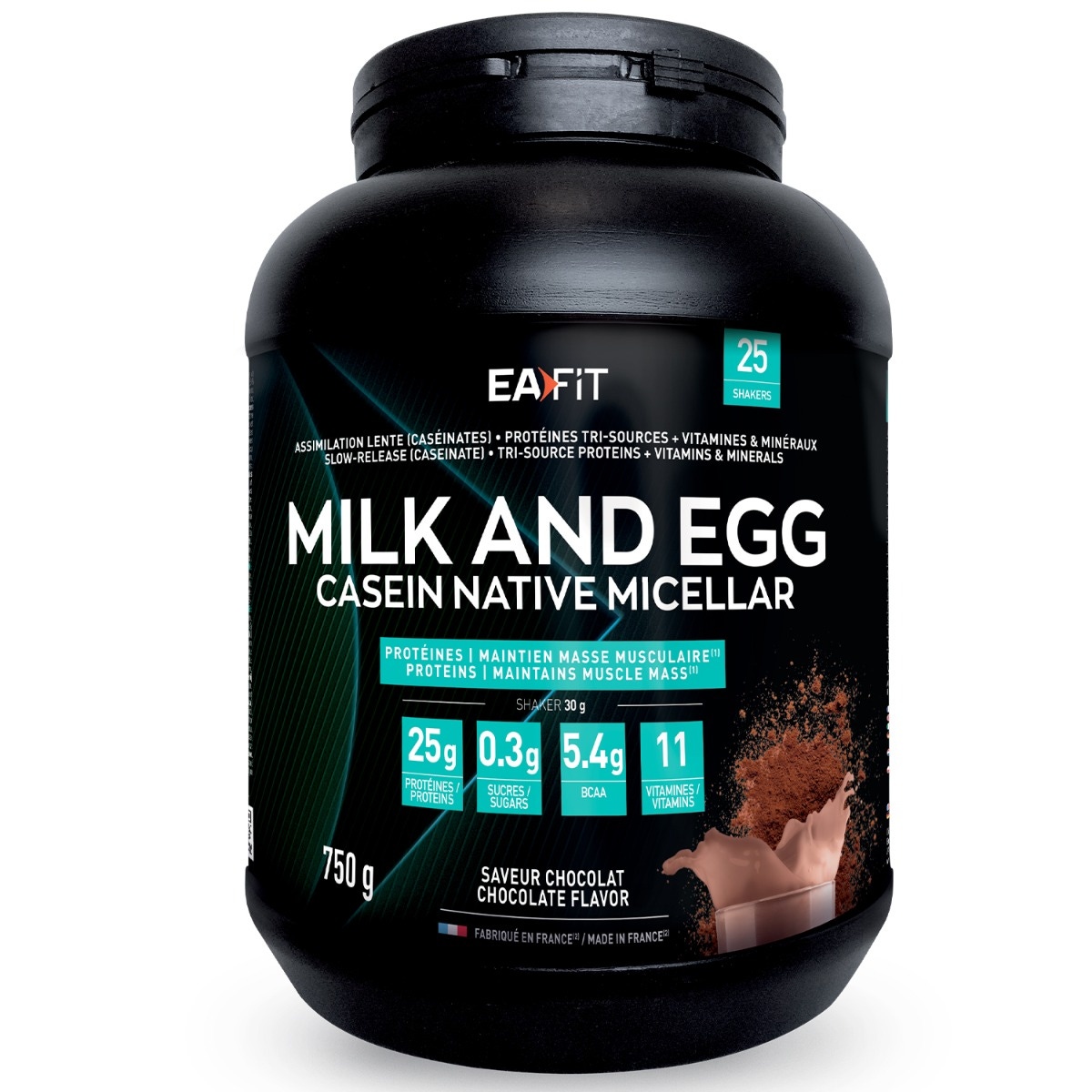 MILK & EGG 95 MICELLAIRE CHOCOLAT 750 G