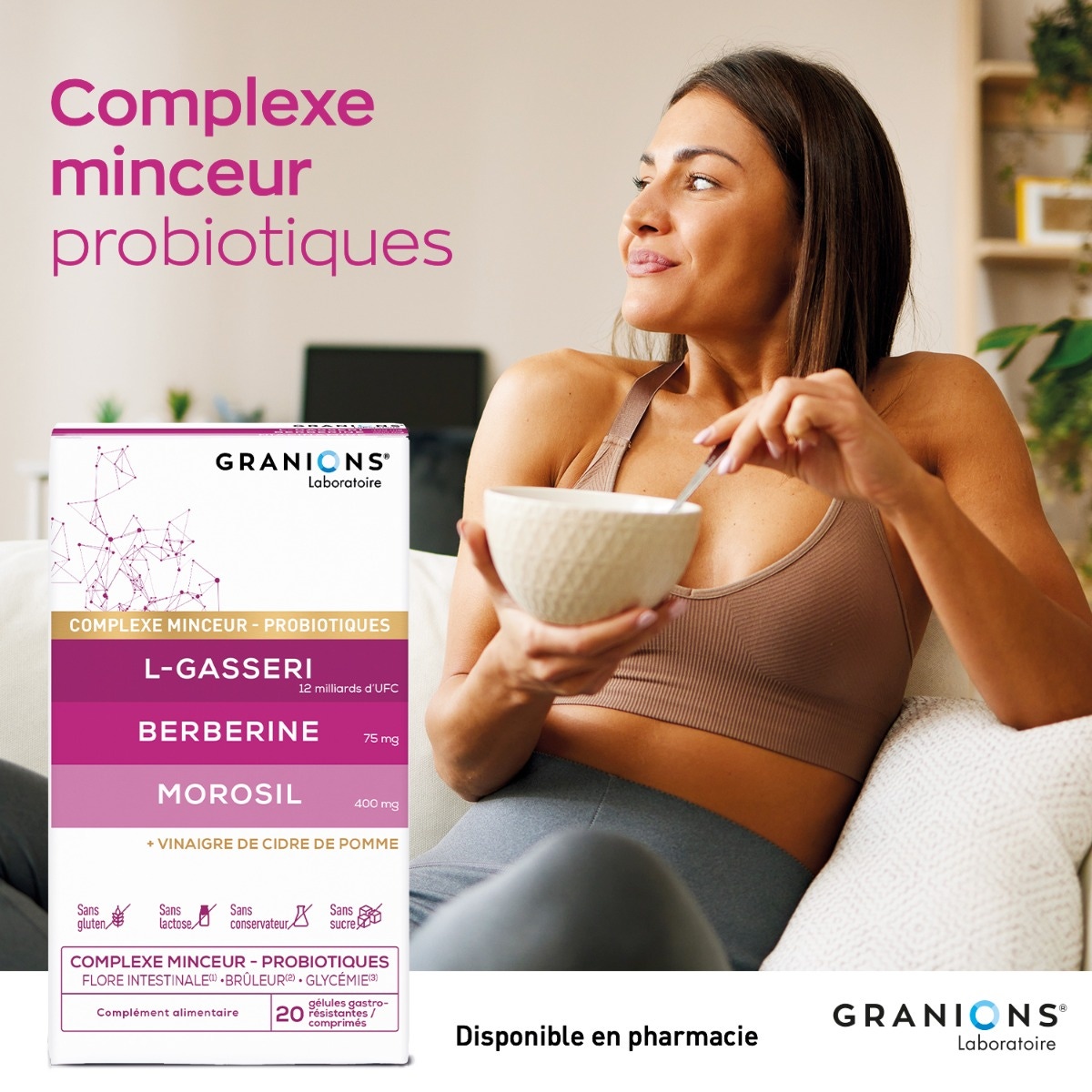 Complexe Microbiote Minceur LGasseri Berberine Morosil