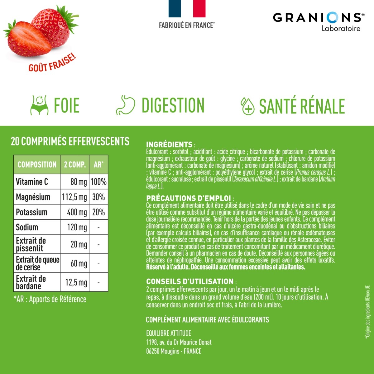Granions - Détox Globale Hydratation