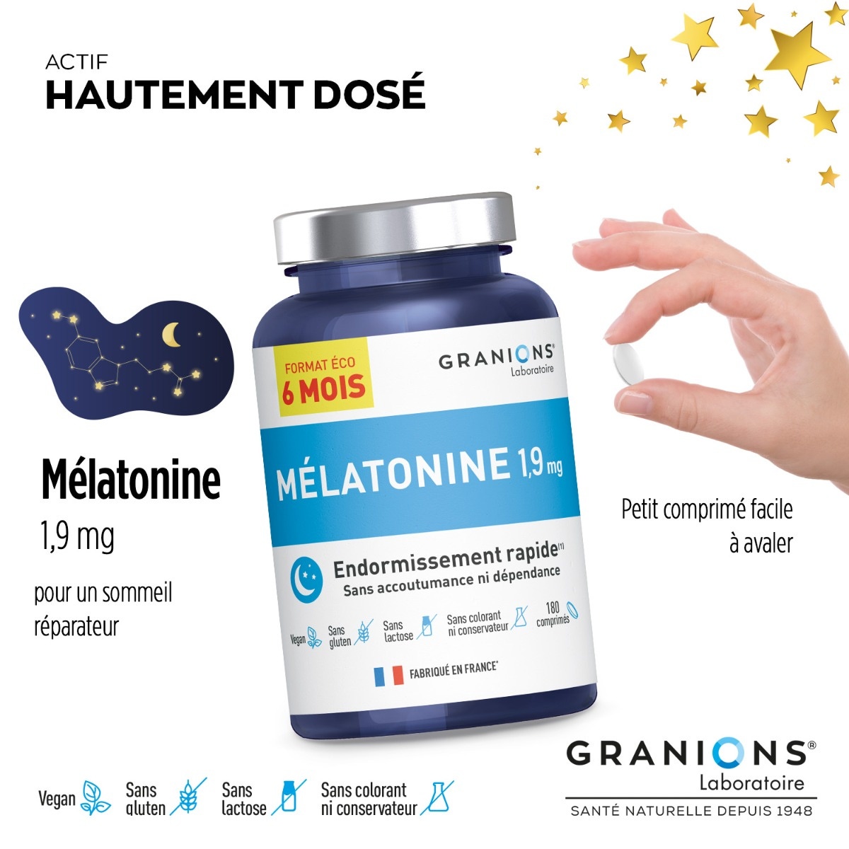 Mélatonine Granions bénéfices