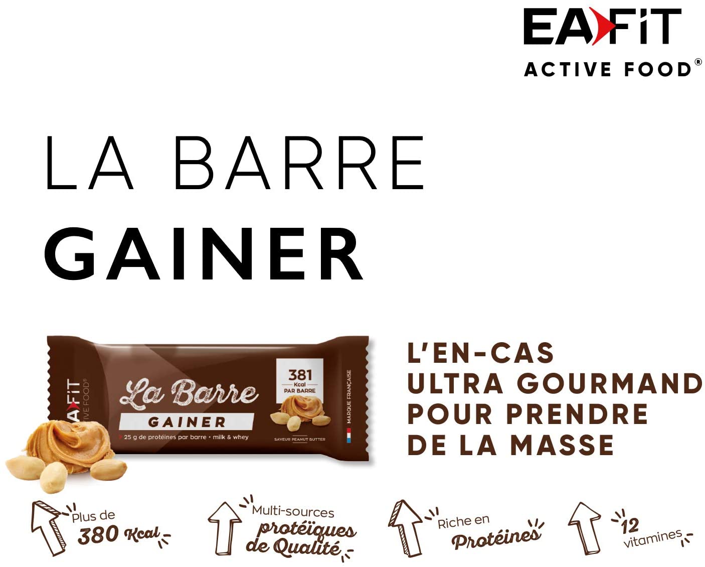 EAFIT la Barre Gainer 90 g - 