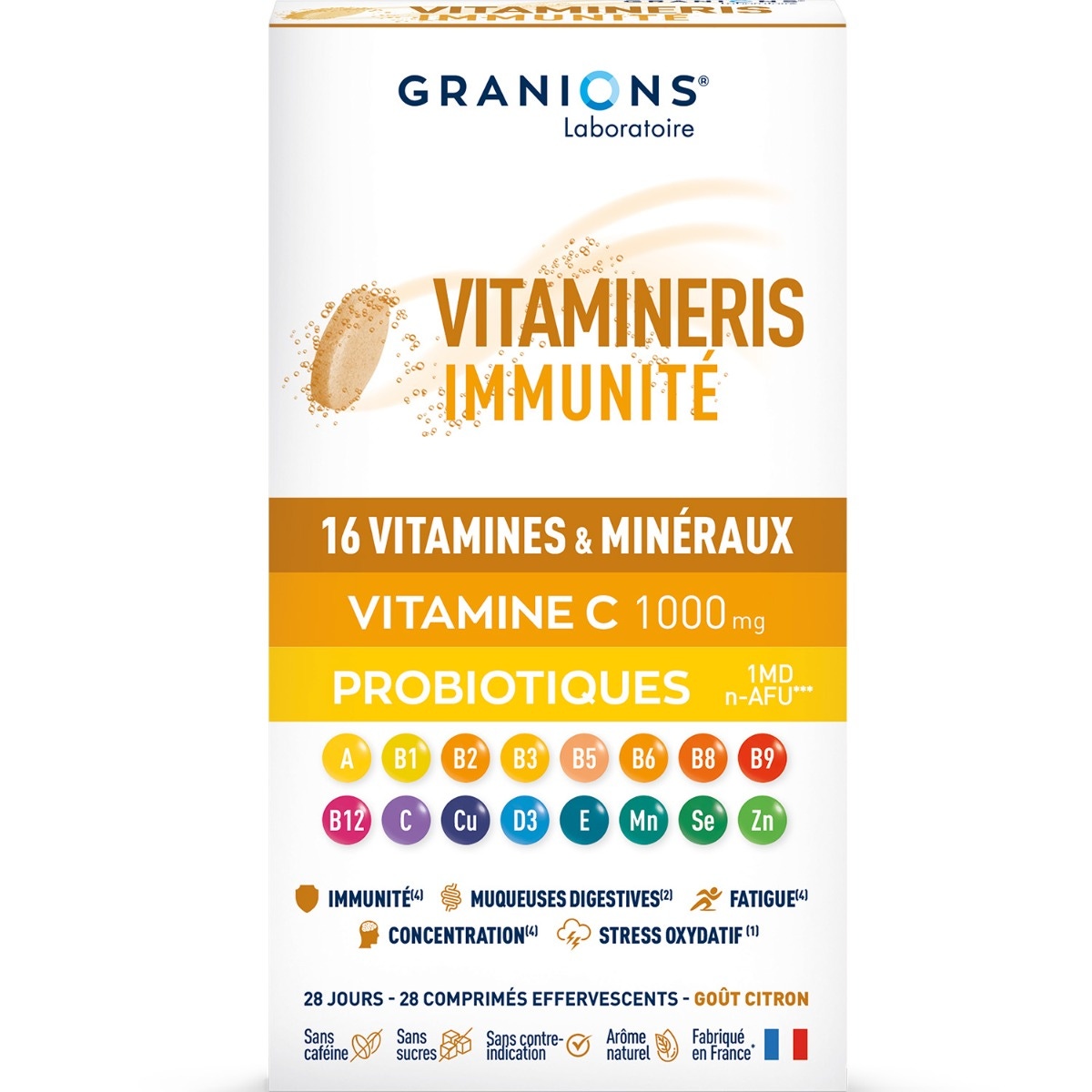 Vitamineris Immunité 1000mg - 28 comprimés 